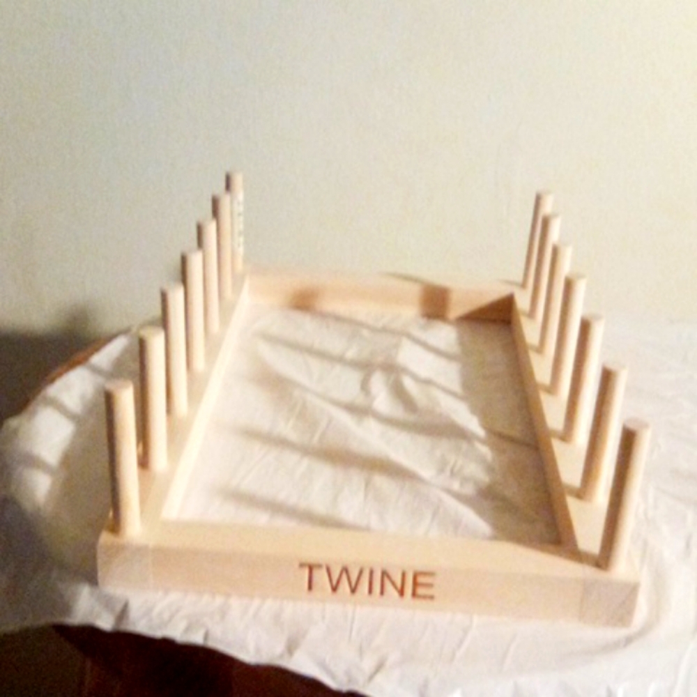 Wooden board display rack